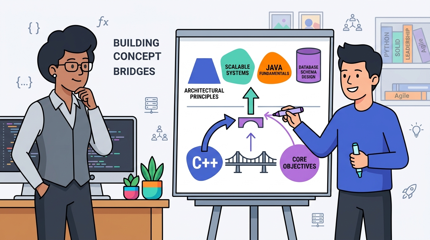 An illustration of a lightbulb moment showing a strategy for answering tough questions